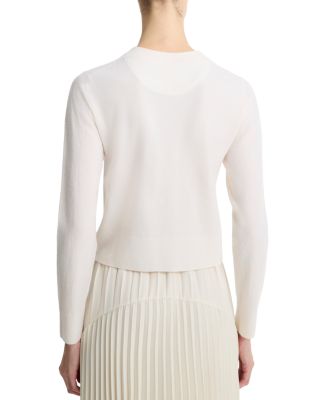 Tipped Half Moon Cardigan