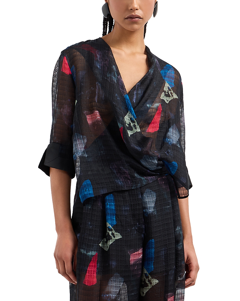 Emporio Armani Silk Blend Top