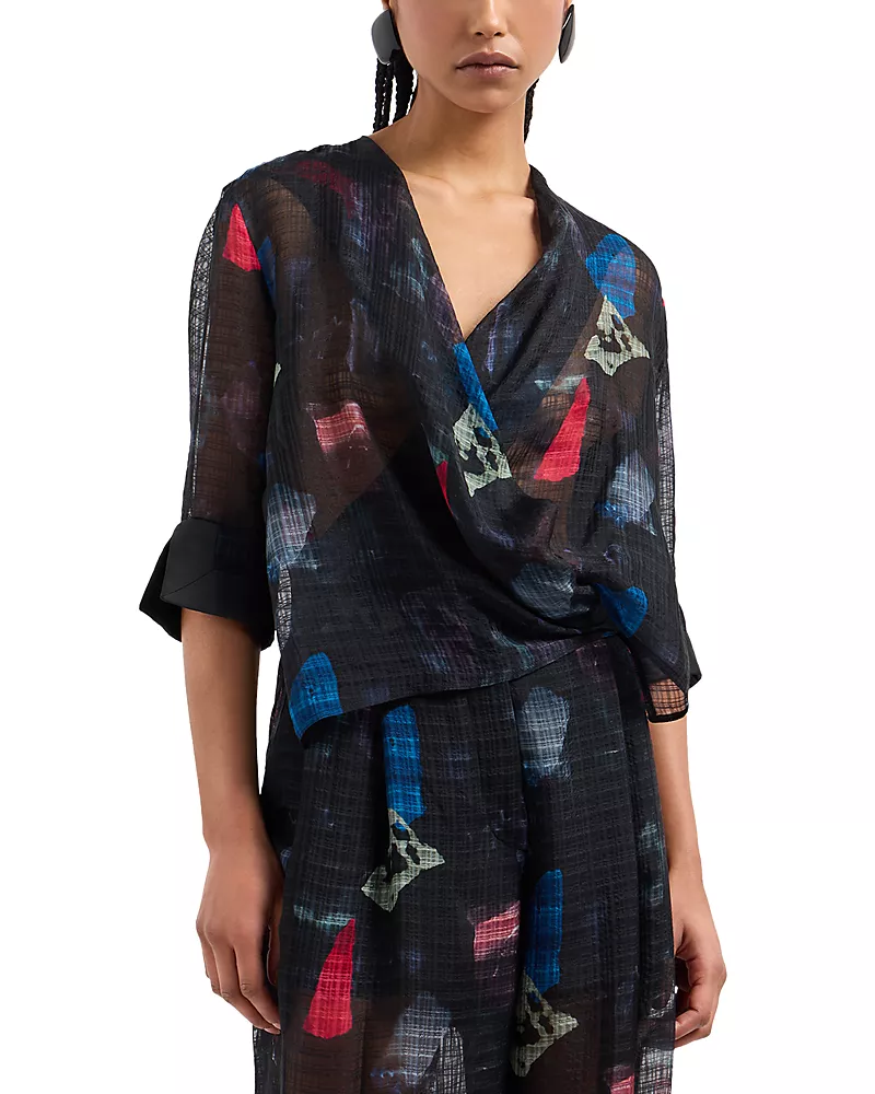 Emporio Armani Silk Blend Top