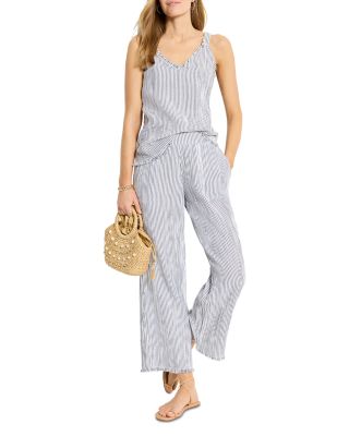 Pin Stripe Gauze Tank Top