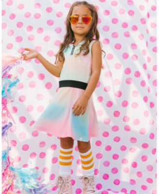  Girls' Hooded Dress with Elastic Waist - Little Kid