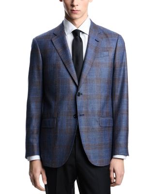 Regular Fit Plaid Blazer