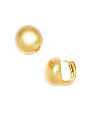Kenneth Jay Lane - Gold Domed Earrings
