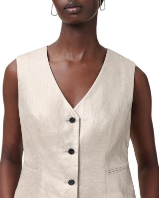Averie Linen Waistcoat