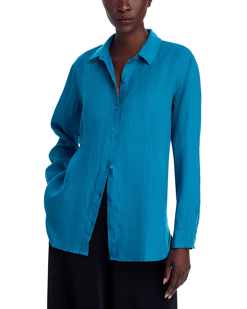 Eileen Fisher Classic Collar Long Shirt