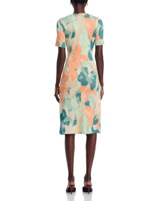 Short Sleeve Midi Dress