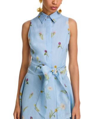 Silk And Linen Shirt Waist Dress 