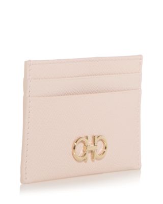 Gancini Leather Card Case