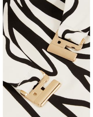 NYBG Imogen Floral Print Square Neck One Piece Swimsuit