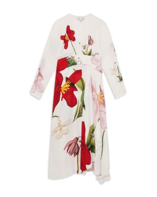 【海外限定】REISSワンピース☆Nola Reiss | NYBG Floral-Print Reiss Reiss | NYBG Floral-Print Maxi Dress in Ivory - REISS
