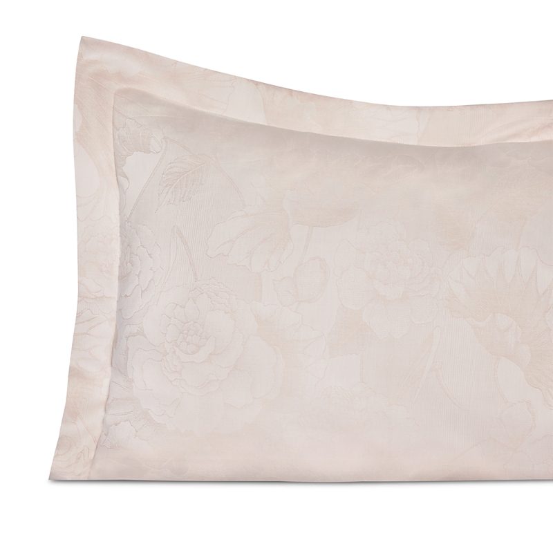 Sferra Adrina Floral Sateen Jacquard Sham, Boudoir