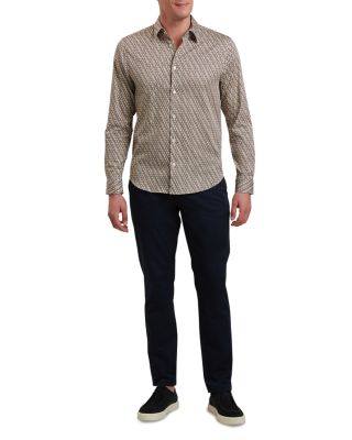 Alphais Long Sleeve Regular Fit Button Down Shirt