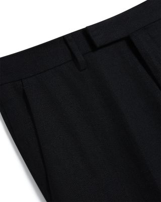 Kumart Washed Linen Blend Slim Fit Trousers