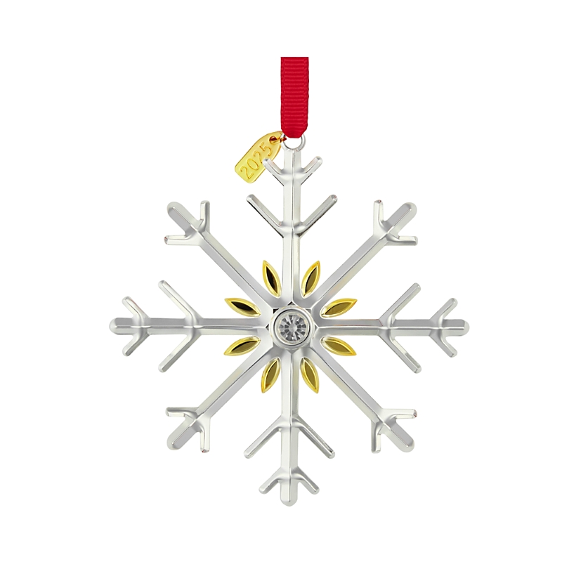 Nambe Annual Snowflake Ornament 2025 In Silver