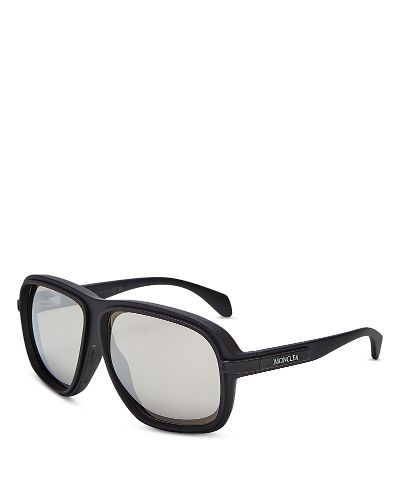 MONCLER PILOT SUNGLASSES, 52MM