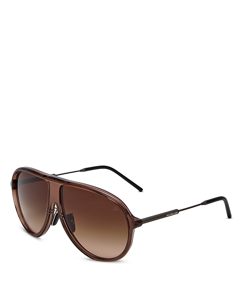 MONCLER PILOT SUNGLASSES, 61MM