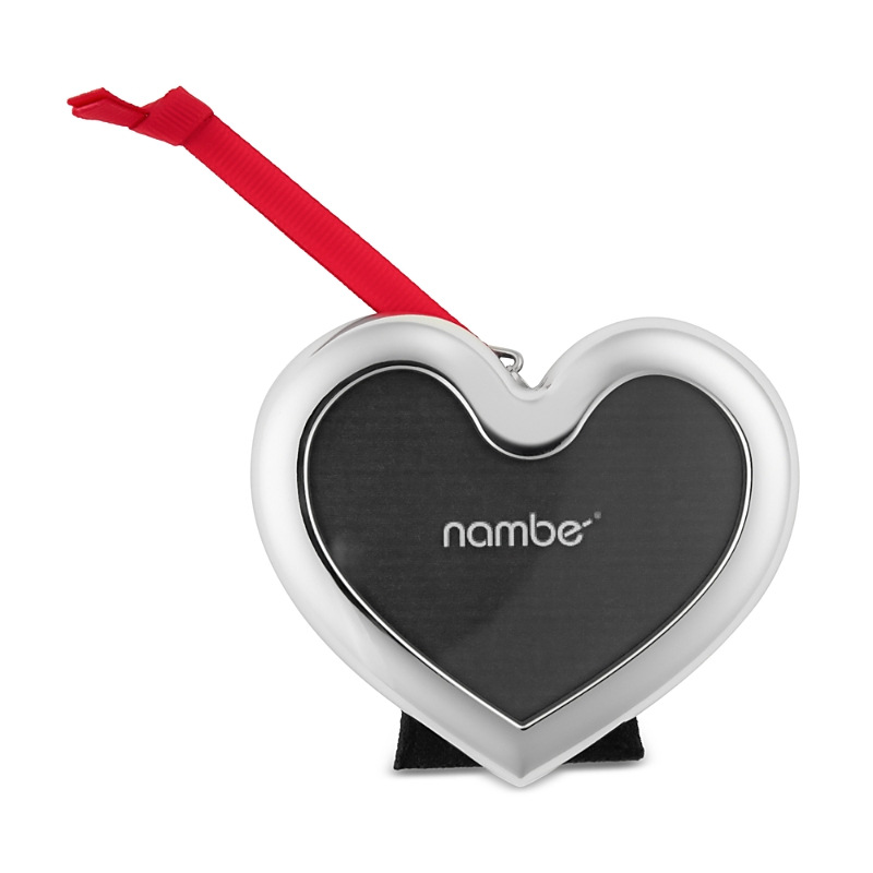 Nambe Heart Frame Ornament In Black