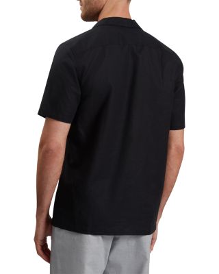 Whether Short Sleeve Double Pocket Regular Fit Button Down Shirt