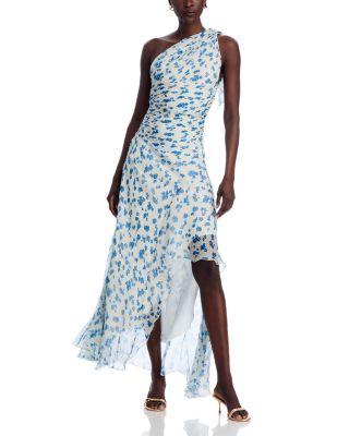 Victoria Beckham - One Shoulder Draped Midi Dress