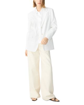 Single Breasted Linen Blazer