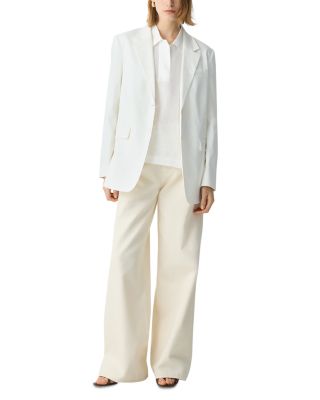 Single Breasted Linen Blazer