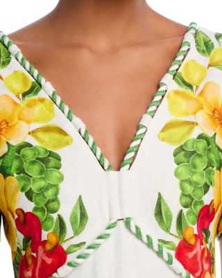 Picnic Flowers Maxi Dress