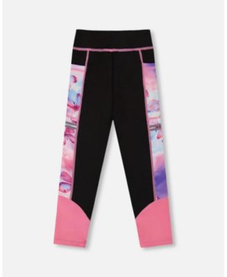 Girls' Colorblock Athletic Leggings - Big Kid