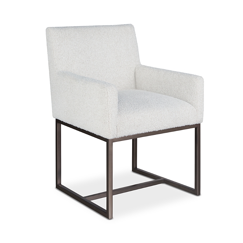 Universal Arvin Dining Armchair In Pavane White