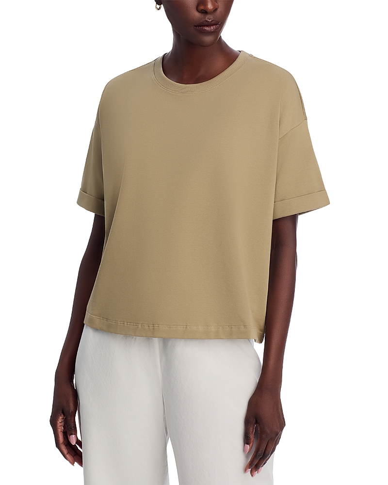 Eileen Fisher Crewneck Boxy Fit Top