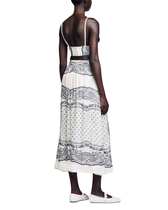 Bandana Motif Skirt Shorts