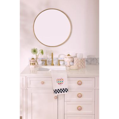 Rosy Check Bath Accessories