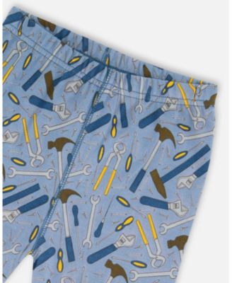 Boys' Organic Cotton Long Sleeve Top and Pants Two-Piece Pajama Set - Little Kid, Big Kid