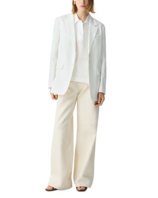 Single Breasted Linen Blazer