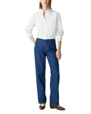 Cropped Shirt in Good Cotton