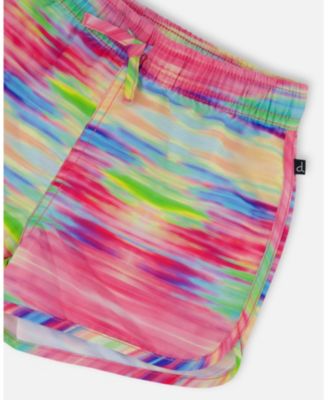 Girls' Printed Swim Shorts - Little Kid