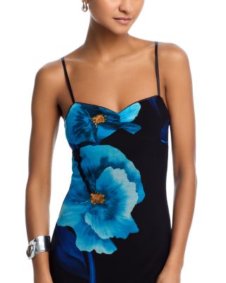 Floral Mesh Maxi Dress - Exclusive 