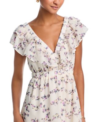 Floral Twist Front Maxi Dress - Exclusive