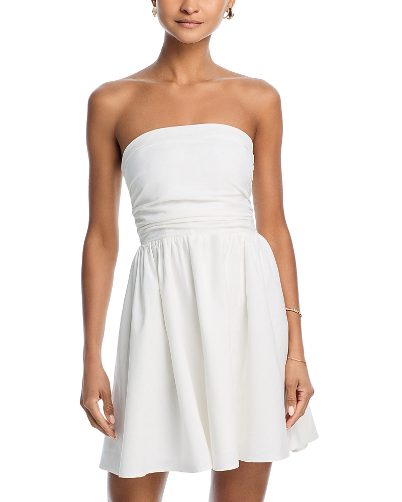 AQUA STRAPLESS MINI DRESS - EXCLUSIVE