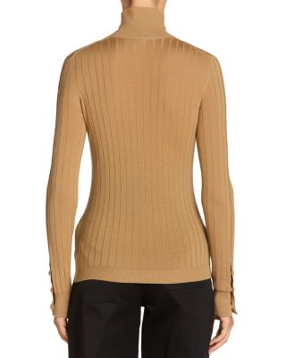 Wool Blend Turtleneck Sweater