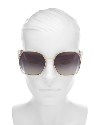 Geometric Sunglasses, 60mm