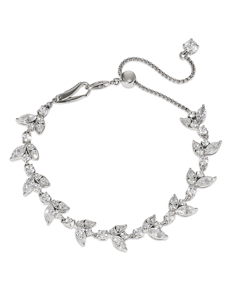 Nadri Ravish Vine Adjustable Bracelet In Silver