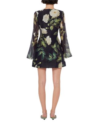 Suzanne Bell Sleeve Mini Dress