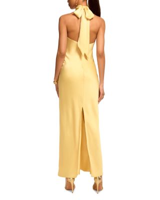 Tatiana Satin Halter Gown