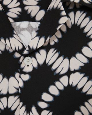 Printed Short Sleeve Camp Shirt