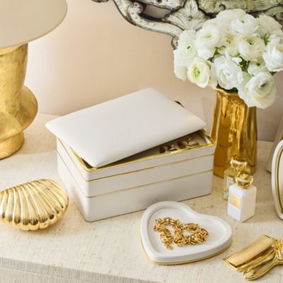 Piero Leather Heart Tray