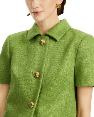 Sequined Tweed Jacket