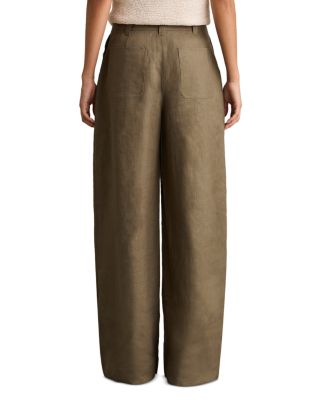 Ashby Linen Wide Leg Pants