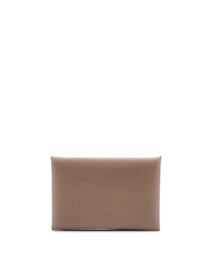 PRE-OWNED HERMES PRE-OWNED HERMES CALVI DUO CARD HOLDER EPSOM