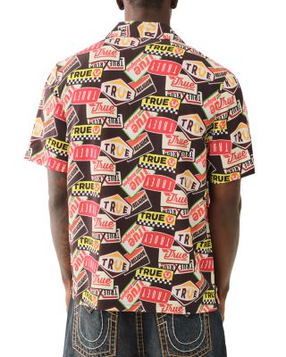 Logo Regular Fit Camp Shirt