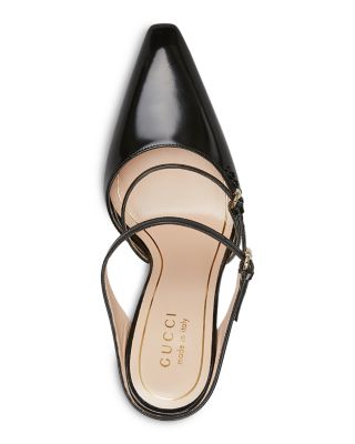 Women's Regent Snip Toe Green Wedge Heel Mules 